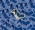 Low-Poly Blue Jay Sticker